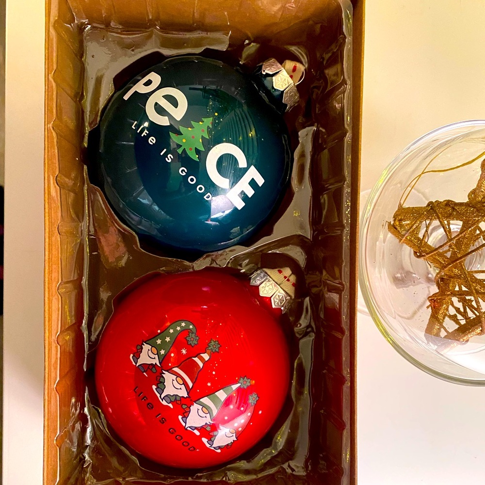 Life Is Good Christmas Ornaments